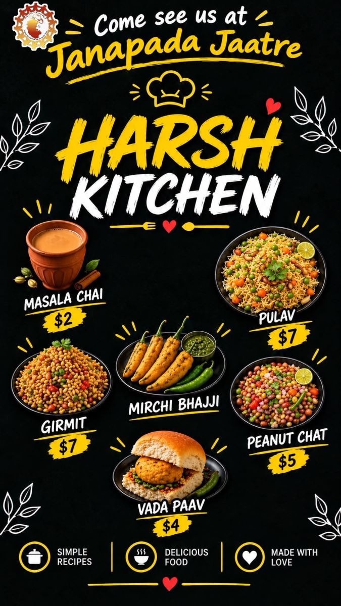Harsh-Kitchen Food Vendor Menu