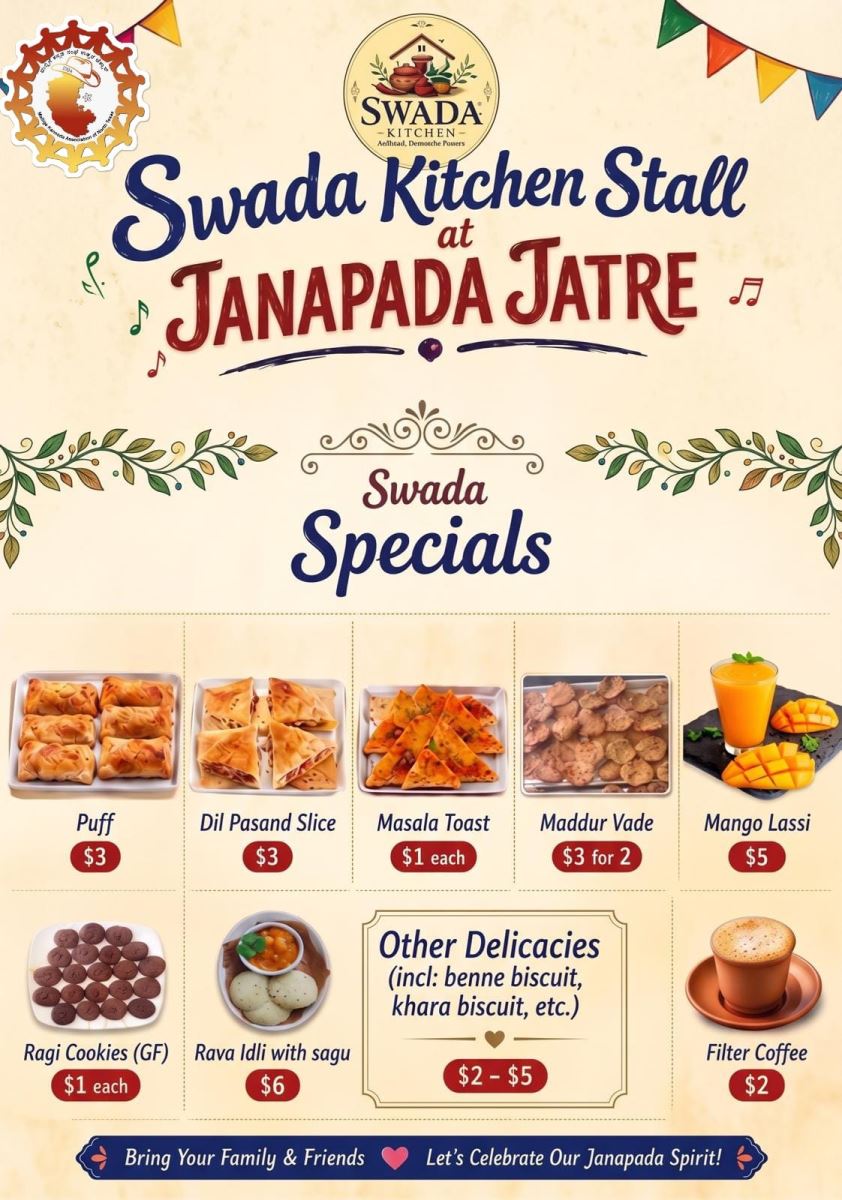 Swada-Kitchen Food Vendor Menu