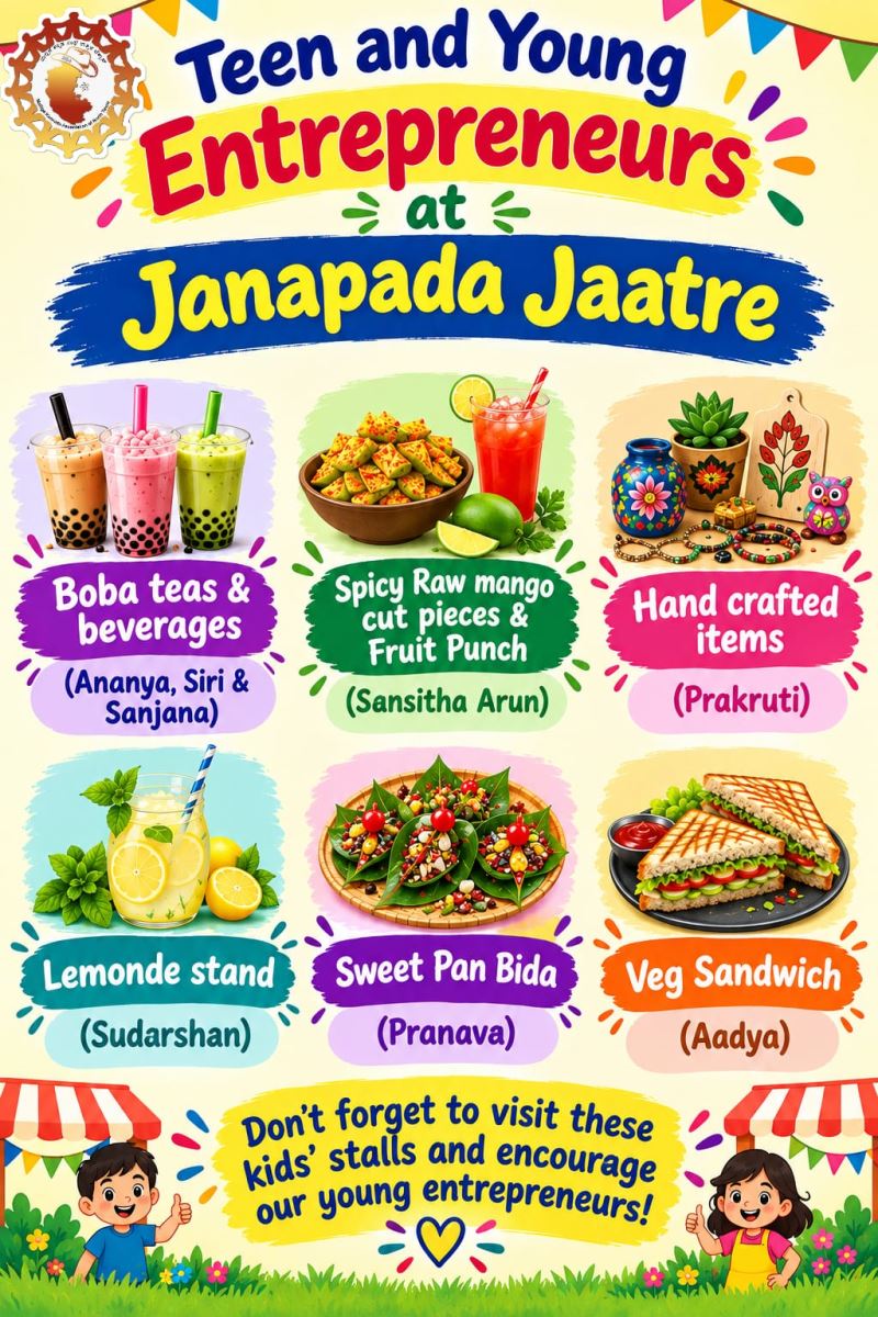 Teen-Young Food Vendor Menu